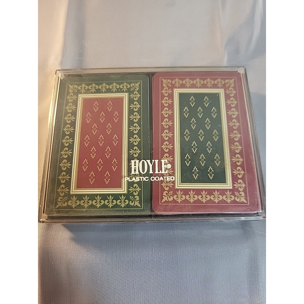 Vintage Hoyle Ornate Cards - 2‎ Sets in Case.